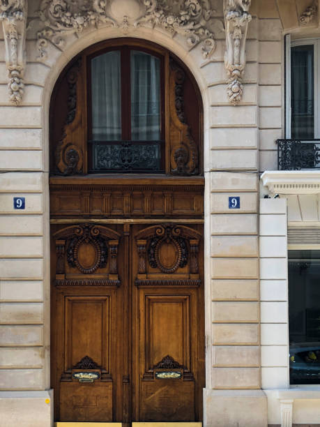 istock Front Door of Parisian Luxury Home 1034342272