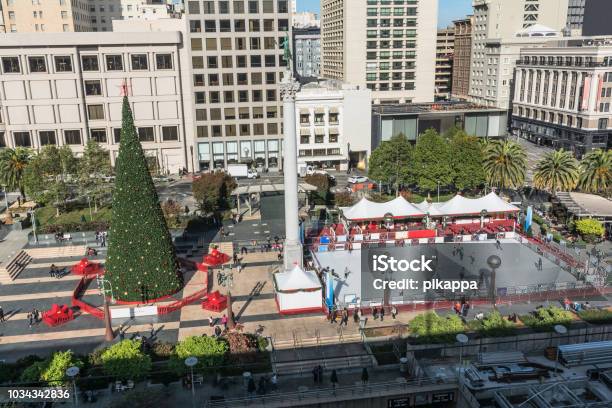 クリスマスの時サンフランシスコ ユニオン スクエア - カリフォルニア州 サンフランシスコのストックフォトや画像を多数ご用意 - カリフォルニア州 サンフランシスコ, アイススケート, ユニオンスクエア