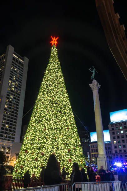 istock Union Square Christmas Tree by night, San Francisco 1034347834