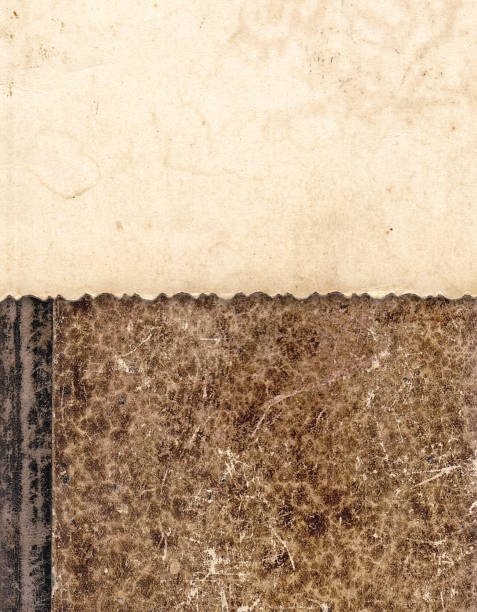 istock Vintage background with retro paper on old book cover 1034352050
