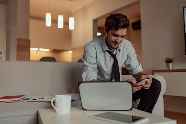 istock Going the extra mile to finish his work 1034355878