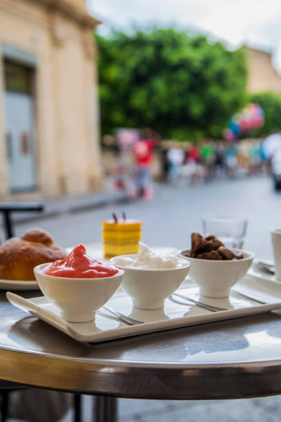 istock Sicily sweet granite ice cream and ingredients 1034357374