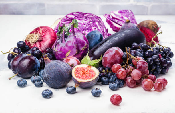 istock Selection of purple foods 1034379444