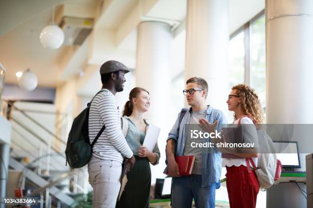 Discutiendo Hogar Tarea Foto de stock y más banco de imágenes de Estudiante de universidad - Estudiante de universidad, Estudiar, Diálogo