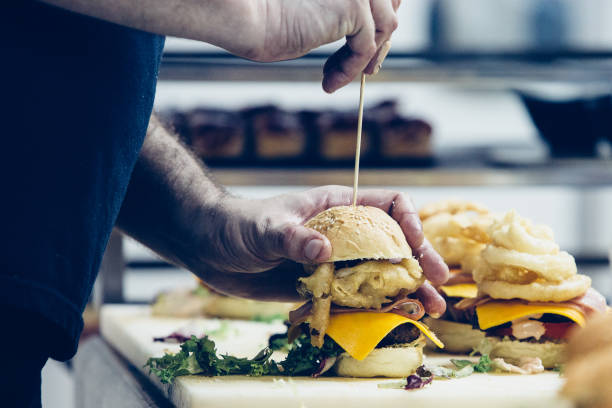 istock Male hands prepare spanish tapas 1034386314