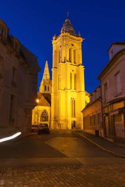 St Pierre Church in Senlis. \nSenlis, Hauts-de-France, France.