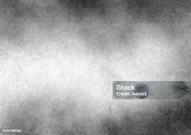Subtle Halftone Dots Vector Texture Overlay Stock Illustration - Download Image Now - Half Tone, Textured, Dirty