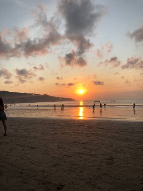 istock sunset at Kuta beach in Bali, Indonesia 1034405058