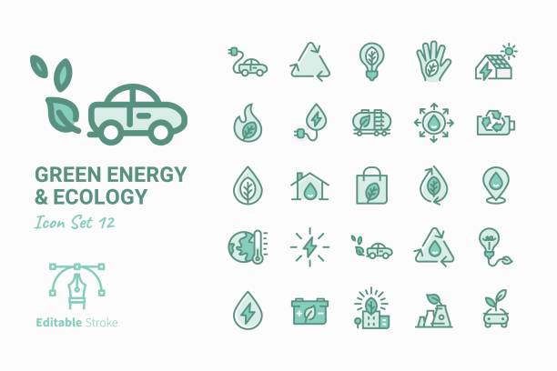 ilustraciones, imágenes clip art, dibujos animados e iconos de stock de energía verde & ecología - oil well fire