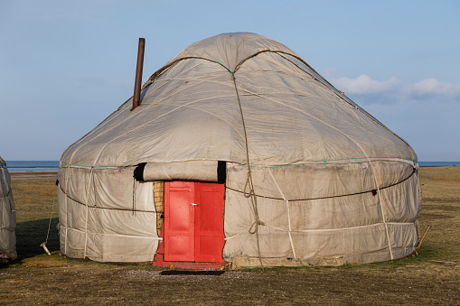 Yurts in camp