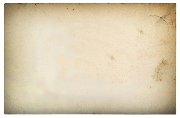 istock Used paper sheet Old cardboard stains vignette 1034431292