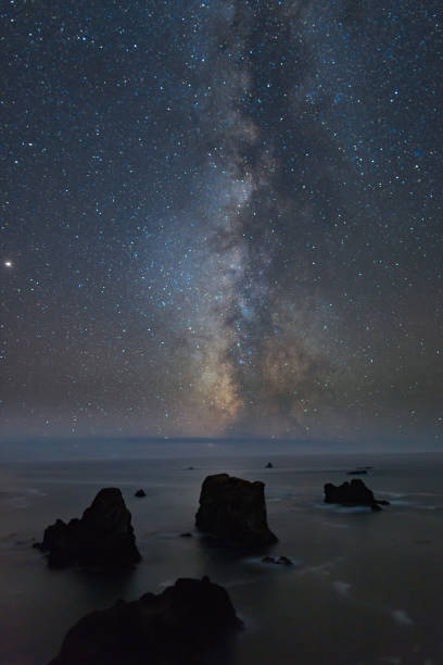 istock Milky Way Night Sky - Above the Sea Stack Islands on the Oregon nCoast 1034439640