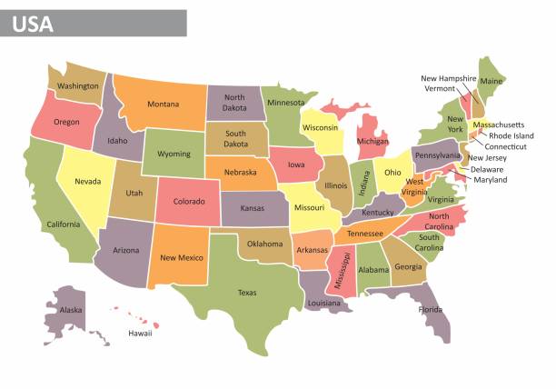 istock United States of America map 1034457252
