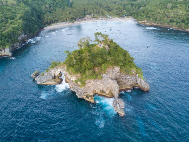 푸 라우 batumejinong - bali temple landscape seascape 뉴스 사진 이미지