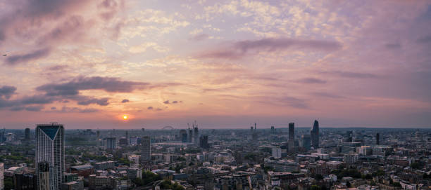istock London Aerial Sunset  cityscape panorama 1034468680