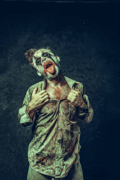 istock Angry Halloween Clown 1034471156