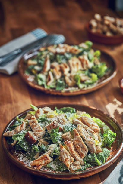 istock Cesar Salad with Chicken, Lettuce and Parmesan 1034477442