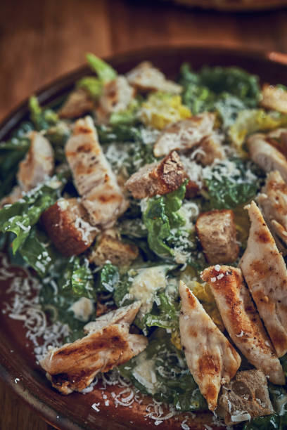 istock Cesar Salad with Chicken, Lettuce and Parmesan 1034477444