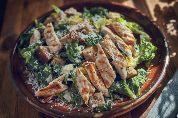 istock Cesar Salad with Chicken, Lettuce and Parmesan 1034477446