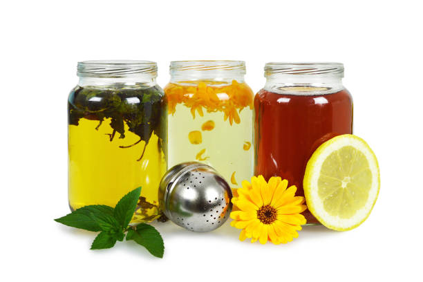 istock Different types of tea isolated on white background 1034477766