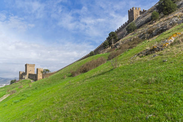 istock Genoese fortress in Sudak, Crimea. 1034489168
