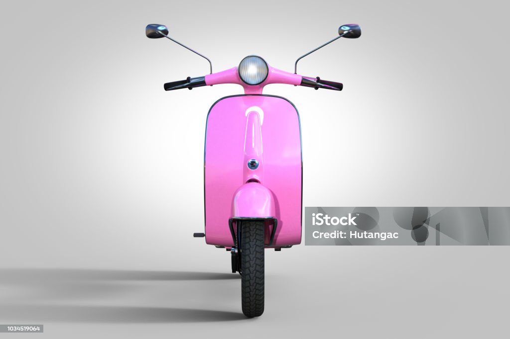beviser Hejse fisk og skaldyr Pink Motor Scooter Stock Photo - Download Image Now - Motorcycle, Pink  Color, Color Image - iStock
