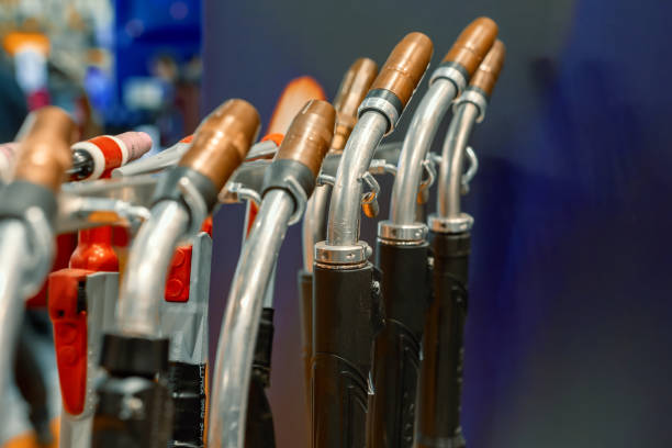 istock A lot of welding torches. 1034522088