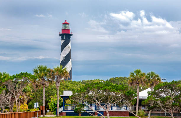 farol de santo agostinho - tower florida protection travel - fotografias e filmes do acervo