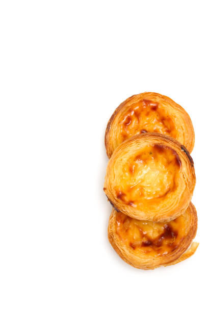 istock traditional egg tart pastel de nata on white background 1034523272