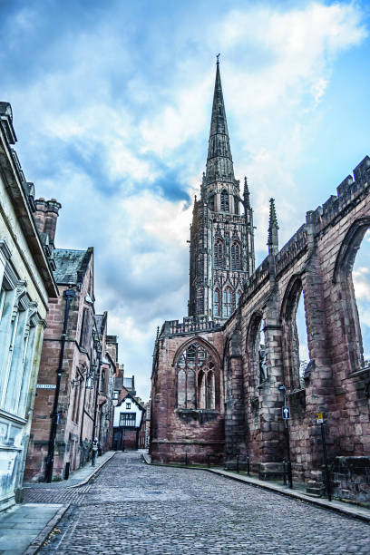 istock United Kingdom, Coventry Cathedral in HDR Image 1034529256