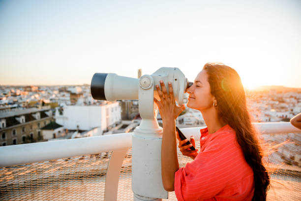 istock Woman enjoying the view. 1034554570