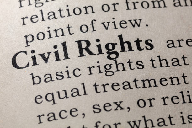 definition of Civil Rights stock photo