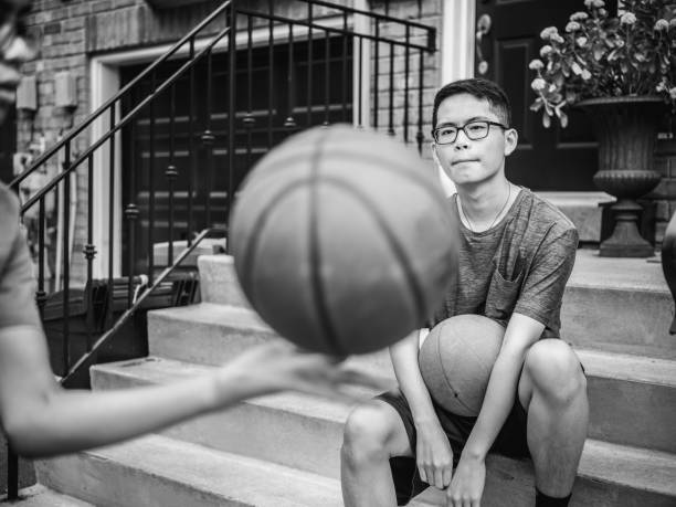 istock Twins at basketball 1034623166