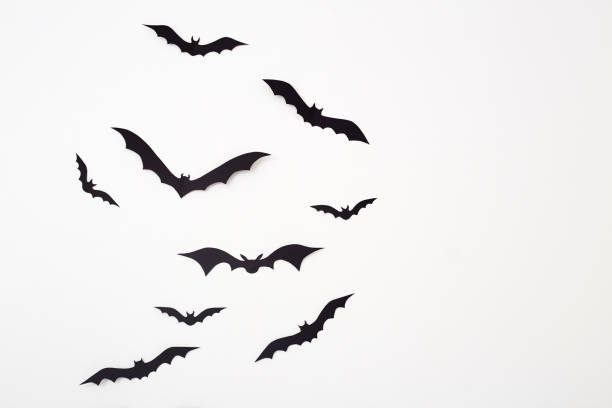 istock Bat paper decoration halloween and scary concept 1034626718