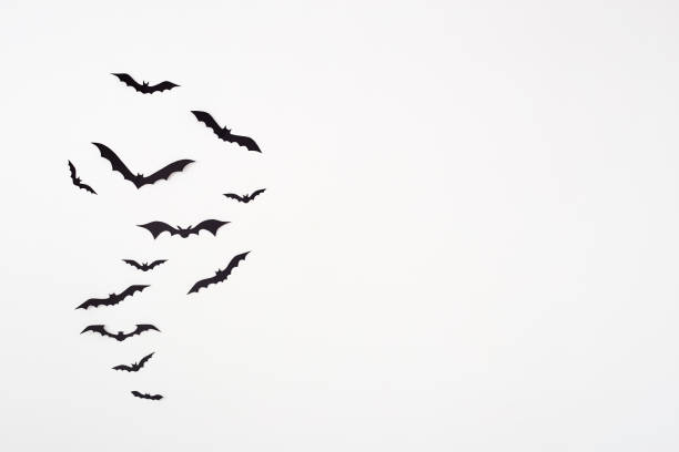istock Bat paper decoration halloween and scary concept 1034626886