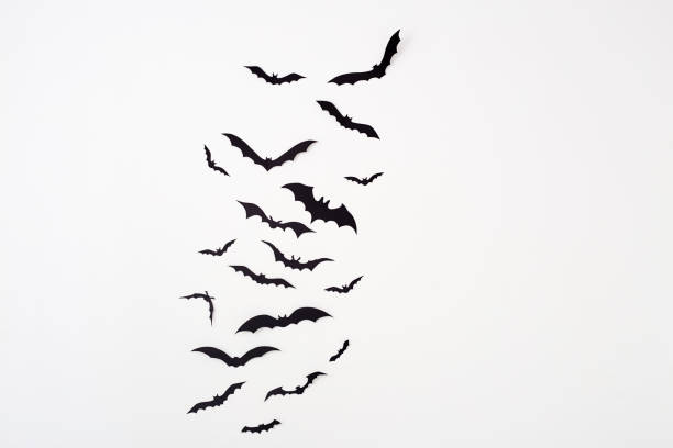 istock Bat paper decoration halloween and scary concept 1034626888