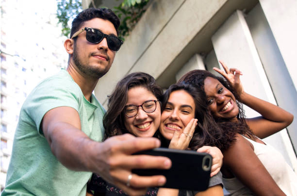 istock Friends taking a selfie 1034629960
