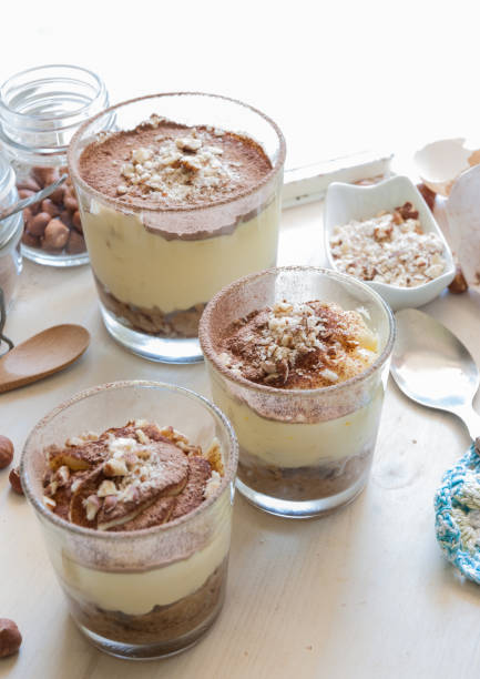 istock Tiramisu on wooden table 1034632650