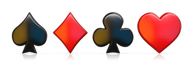 istock Spade, heart, diamond and club sign 3D 1034635532