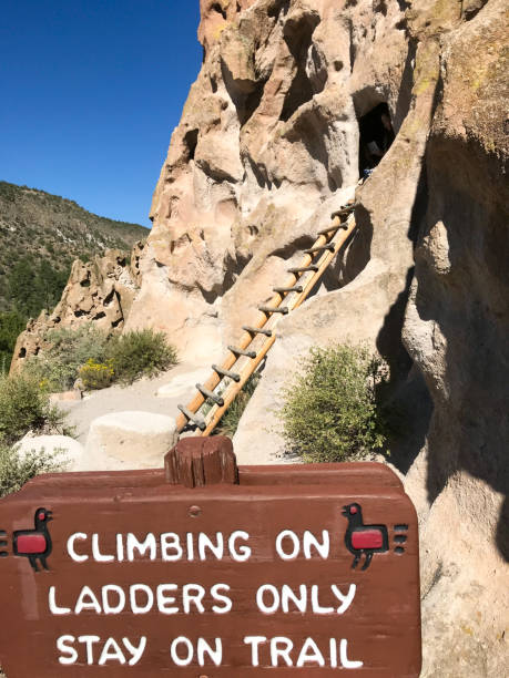 istock Bandelier National Monument, NM: Ladder and Cave 1034644072