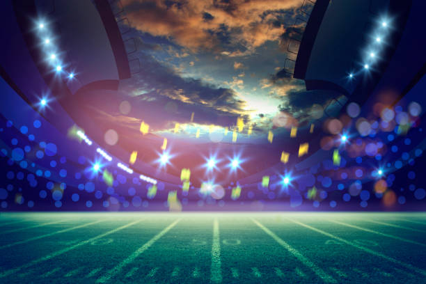 istock American Soccer Stadium 3d rendering. Mixed photos 1034652336