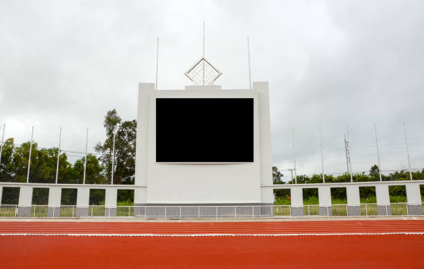 istock Running track for the athletes background, Athlete Track or Running Track 1034655498