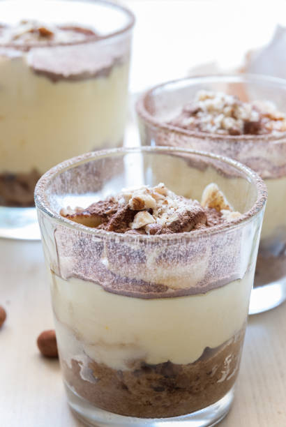 istock Tiramisu on wooden table 1034658088