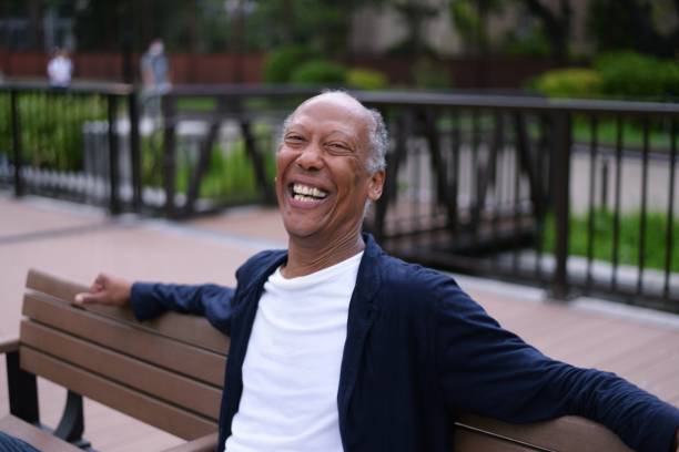 istock Mature individual smiling cheerfully 1034671012