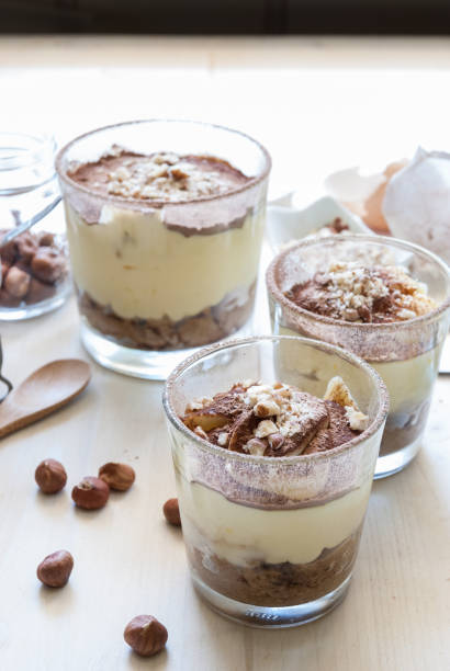 istock Tiramisu on wooden table 1034675768