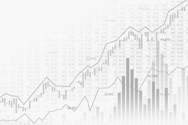 istock Stock market or forex trading graph in graphic concept 1034694058
