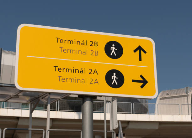 istock Budapest Airport terminal signs 2a and 2b 1034733836