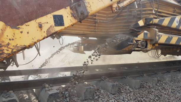 istock Railroad Ballast Cleaning 1034734728