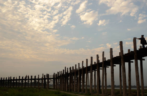 istock U-Bein Bridge in Mandalay, Myanmar. 1034742786