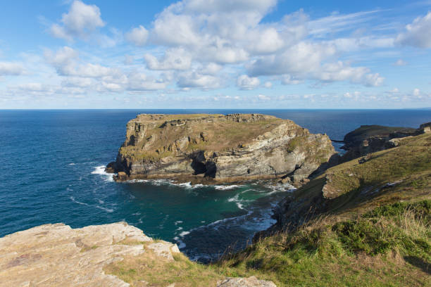 istock Coast path view near Tintagel Cornwall England UK 1034743484